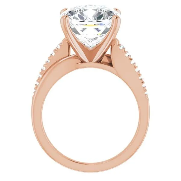 Accented Engagement Ring Image 2 Raleigh Diamond Fine Jewelry Raleigh, NC