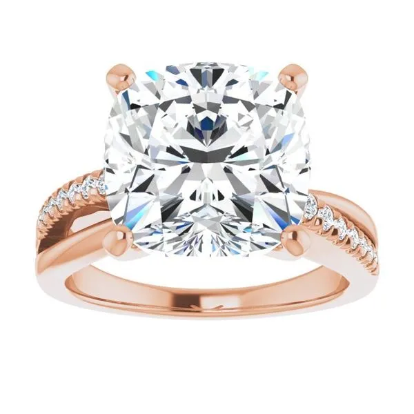Accented Engagement Ring Image 3 Raleigh Diamond Fine Jewelry Raleigh, NC
