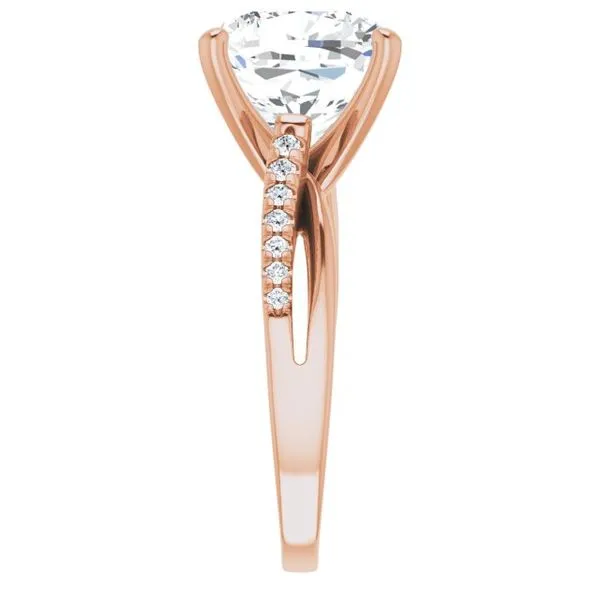 Accented Engagement Ring Image 4 Raleigh Diamond Fine Jewelry Raleigh, NC