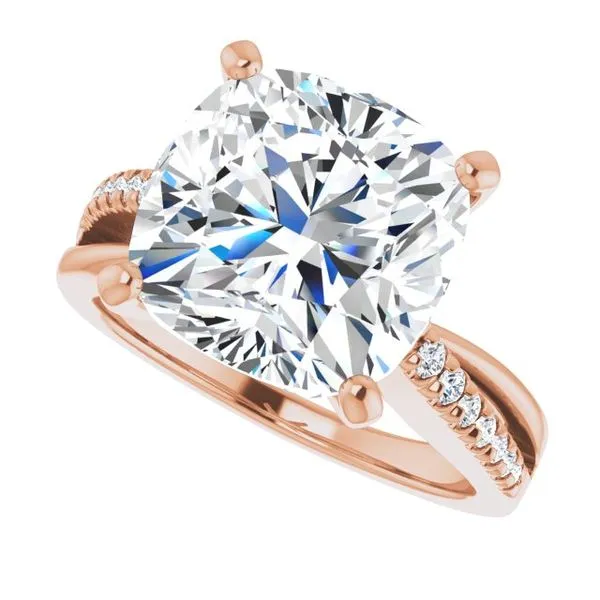 Accented Engagement Ring Image 5 Raleigh Diamond Fine Jewelry Raleigh, NC