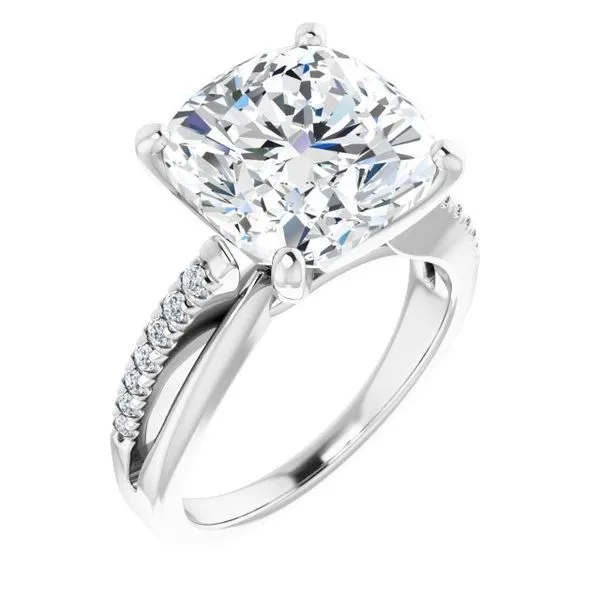 Accented Engagement Ring Raleigh Diamond Fine Jewelry Raleigh, NC