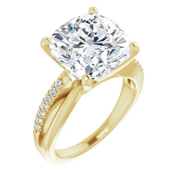Accented Engagement Ring Raleigh Diamond Fine Jewelry Raleigh, NC