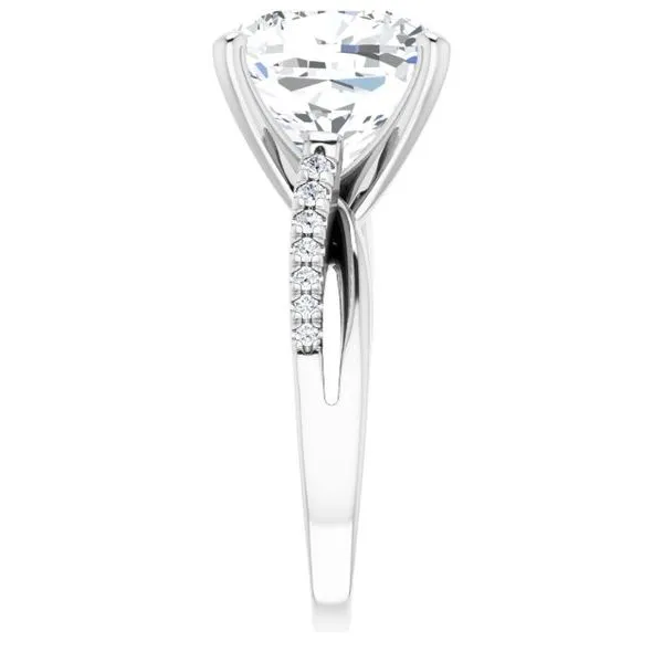 Accented Engagement Ring Image 4 Raleigh Diamond Fine Jewelry Raleigh, NC