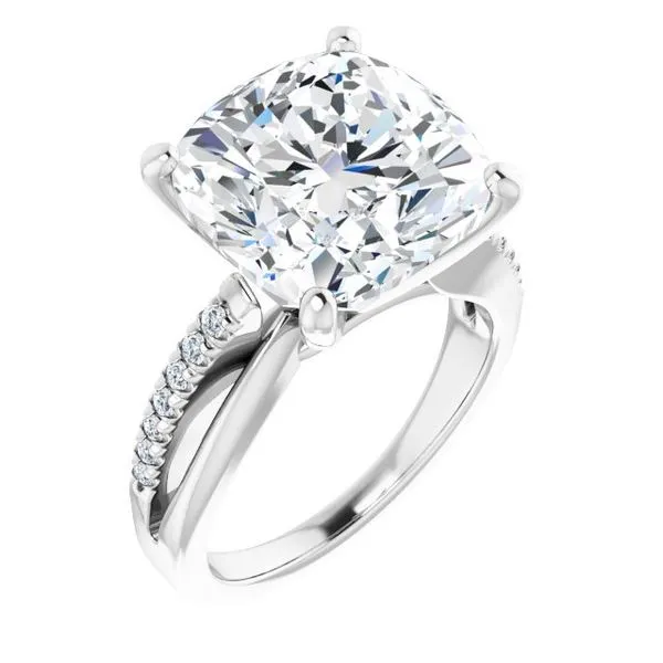Accented Engagement Ring Raleigh Diamond Fine Jewelry Raleigh, NC