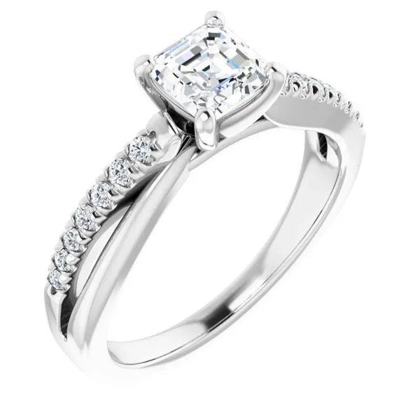 Accented Engagement Ring Raleigh Diamond Fine Jewelry Raleigh, NC