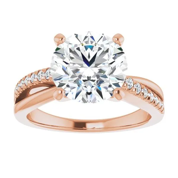 Accented Engagement Ring Image 3 Raleigh Diamond Fine Jewelry Raleigh, NC