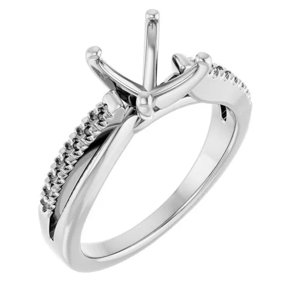 Accented Engagement Ring Raleigh Diamond Fine Jewelry Raleigh, NC