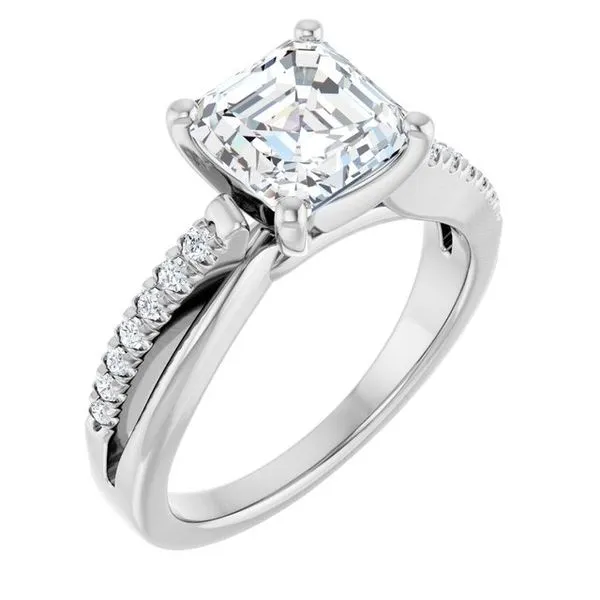 Accented Engagement Ring Raleigh Diamond Fine Jewelry Raleigh, NC