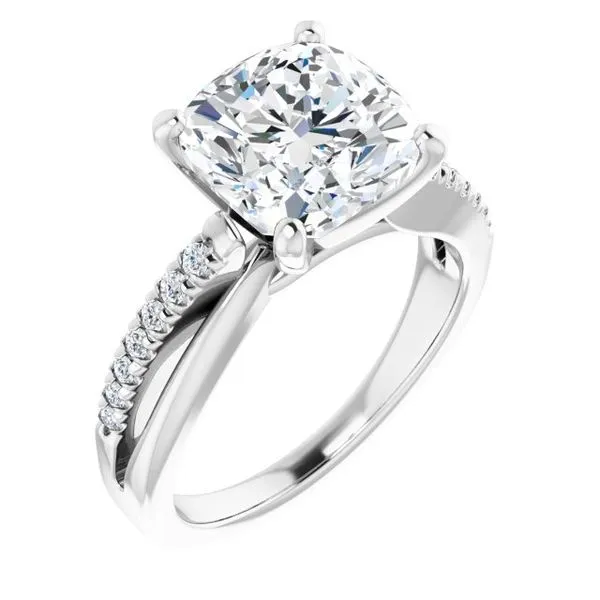 Accented Engagement Ring Raleigh Diamond Fine Jewelry Raleigh, NC