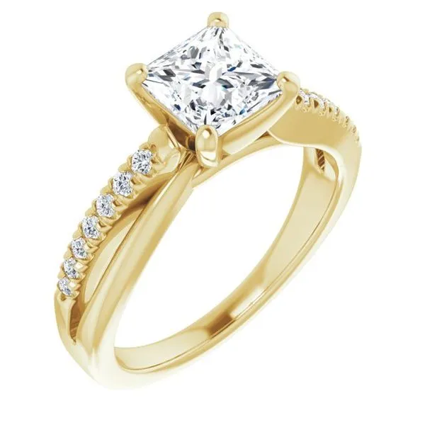Accented Engagement Ring Raleigh Diamond Fine Jewelry Raleigh, NC