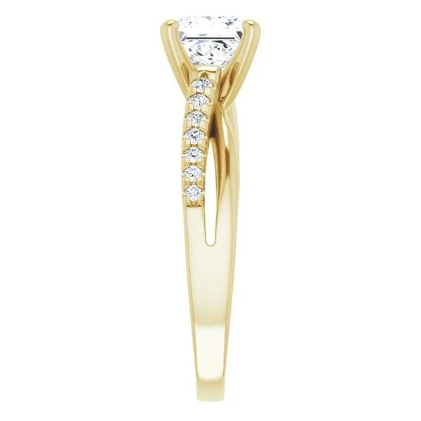 Accented Engagement Ring Image 4 Raleigh Diamond Fine Jewelry Raleigh, NC