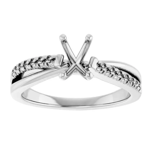 Accented Engagement Ring Image 3 Raleigh Diamond Fine Jewelry Raleigh, NC