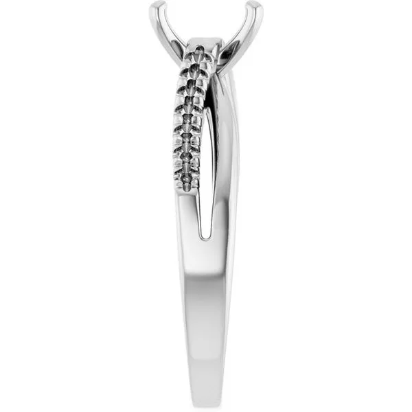Accented Engagement Ring Image 4 Raleigh Diamond Fine Jewelry Raleigh, NC