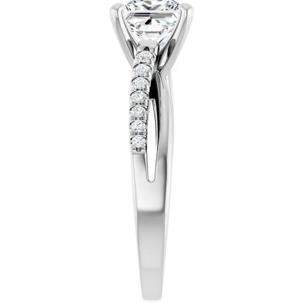 Accented Engagement Ring Image 4 Raleigh Diamond Fine Jewelry Raleigh, NC