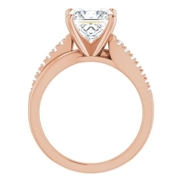 Accented Engagement Ring Image 2 Raleigh Diamond Fine Jewelry Raleigh, NC