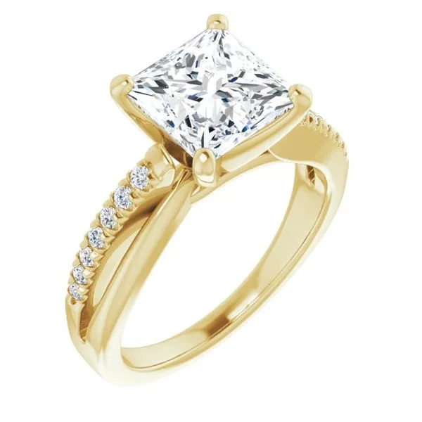 Accented Engagement Ring Raleigh Diamond Fine Jewelry Raleigh, NC