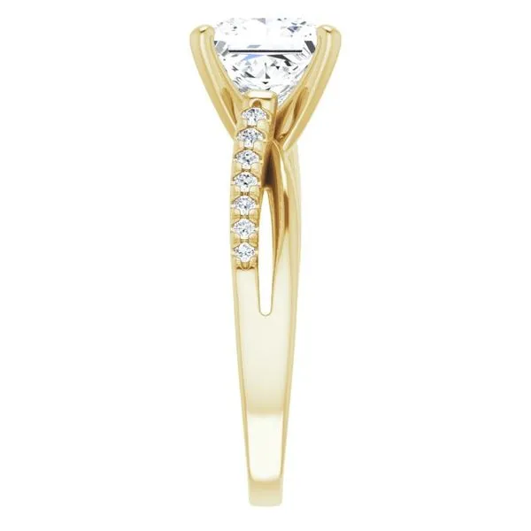 Accented Engagement Ring Image 4 Raleigh Diamond Fine Jewelry Raleigh, NC