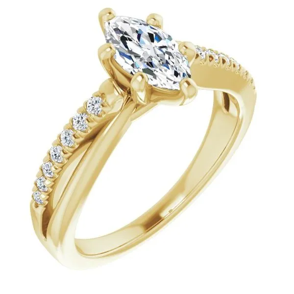 Accented Engagement Ring Raleigh Diamond Fine Jewelry Raleigh, NC