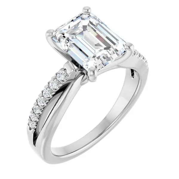 Accented Engagement Ring Raleigh Diamond Fine Jewelry Raleigh, NC