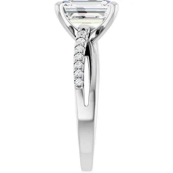 Accented Engagement Ring Image 4 Raleigh Diamond Fine Jewelry Raleigh, NC