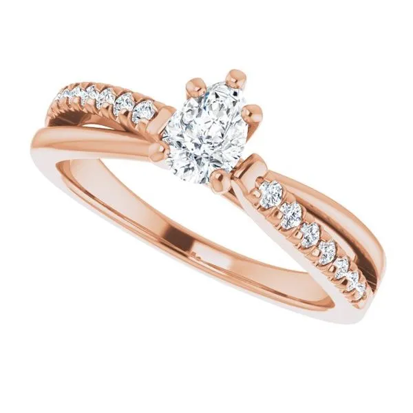 Accented Engagement Ring Image 5 Raleigh Diamond Fine Jewelry Raleigh, NC