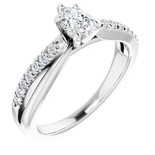 Accented Engagement Ring Raleigh Diamond Fine Jewelry Raleigh, NC