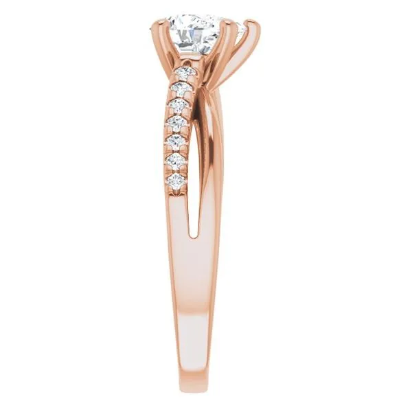Accented Engagement Ring Image 4 Raleigh Diamond Fine Jewelry Raleigh, NC