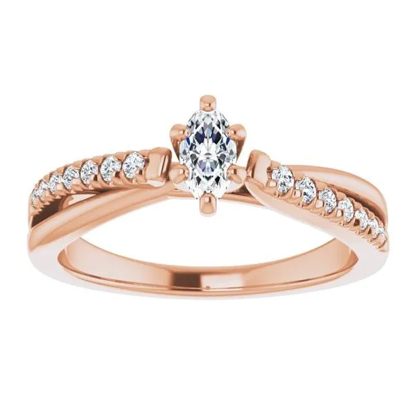 Accented Engagement Ring Image 3 Raleigh Diamond Fine Jewelry Raleigh, NC