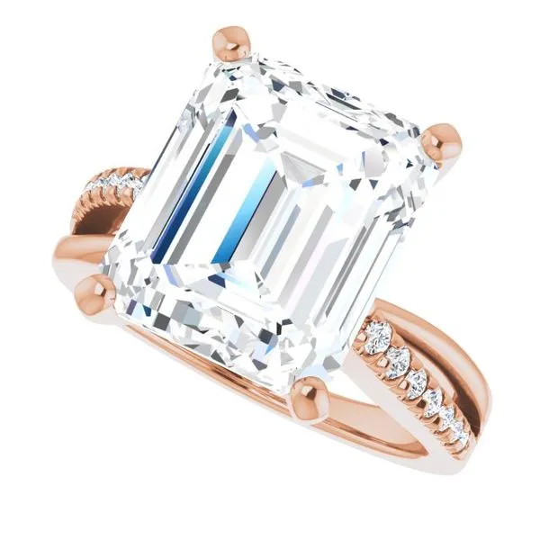 Accented Engagement Ring Image 5 Raleigh Diamond Fine Jewelry Raleigh, NC