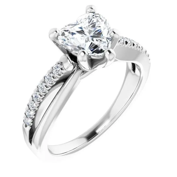 Accented Engagement Ring Raleigh Diamond Fine Jewelry Raleigh, NC