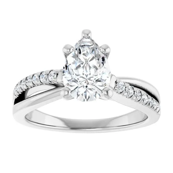 Accented Engagement Ring Image 3 Raleigh Diamond Fine Jewelry Raleigh, NC