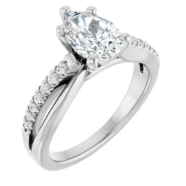 Accented Engagement Ring Raleigh Diamond Fine Jewelry Raleigh, NC