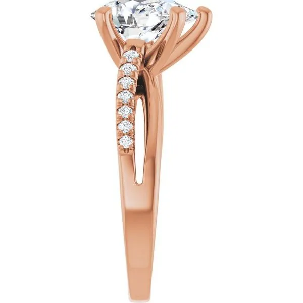 Accented Engagement Ring Image 4 Raleigh Diamond Fine Jewelry Raleigh, NC