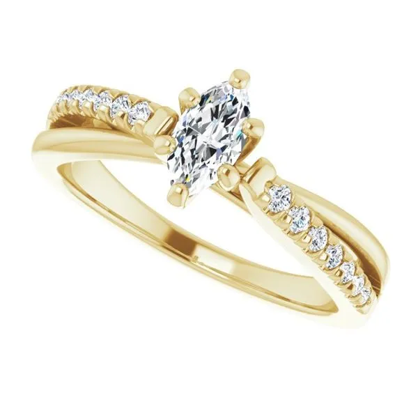 Accented Engagement Ring Image 5 Raleigh Diamond Fine Jewelry Raleigh, NC
