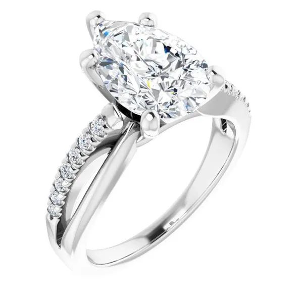 Accented Engagement Ring Raleigh Diamond Fine Jewelry Raleigh, NC