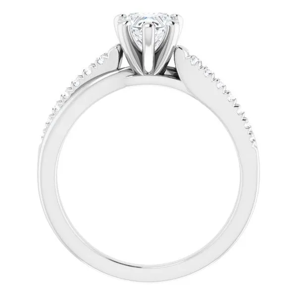Accented Engagement Ring Image 2 Raleigh Diamond Fine Jewelry Raleigh, NC