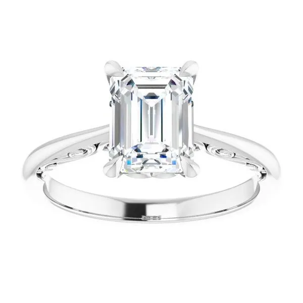Accented Engagement Ring Image 3 Raleigh Diamond Fine Jewelry Raleigh, NC