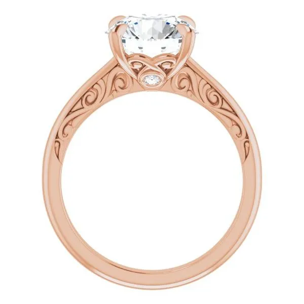 Accented Engagement Ring Image 2 Raleigh Diamond Fine Jewelry Raleigh, NC