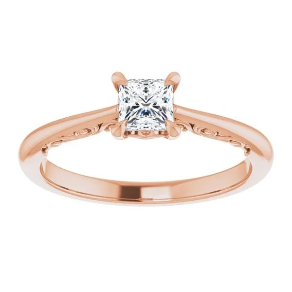 Accented Engagement Ring Image 3 Raleigh Diamond Fine Jewelry Raleigh, NC