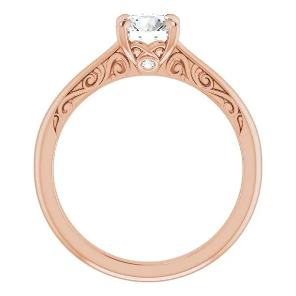 Accented Engagement Ring Image 2 Raleigh Diamond Fine Jewelry Raleigh, NC