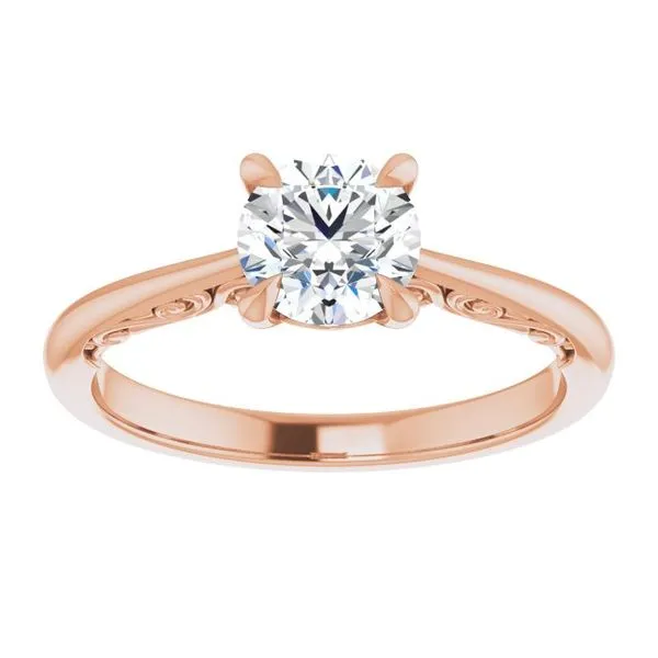 Accented Engagement Ring Image 3 Raleigh Diamond Fine Jewelry Raleigh, NC