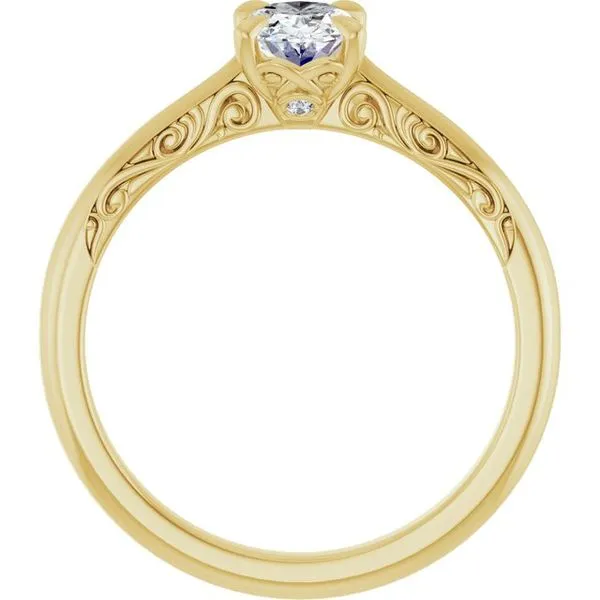 Accented Engagement Ring Image 2 Raleigh Diamond Fine Jewelry Raleigh, NC