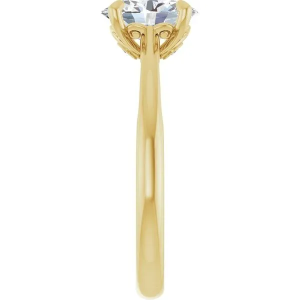 Accented Engagement Ring Image 4 Raleigh Diamond Fine Jewelry Raleigh, NC