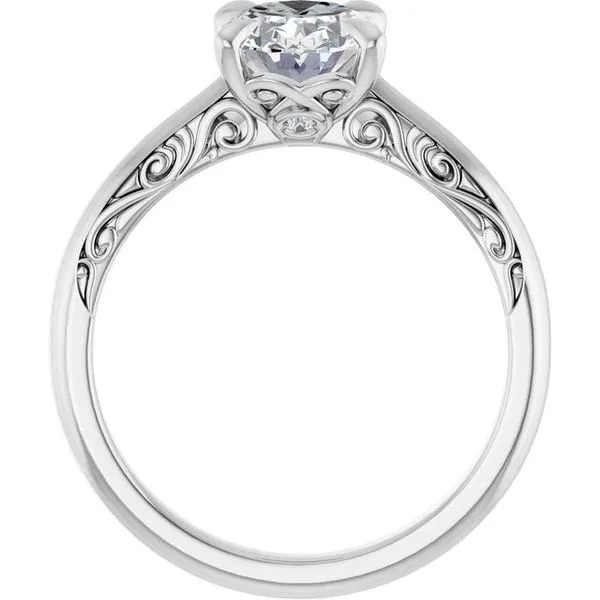 Accented Engagement Ring Image 2 Raleigh Diamond Fine Jewelry Raleigh, NC