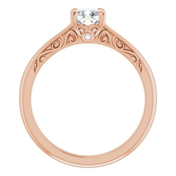 Accented Engagement Ring Image 2 Raleigh Diamond Fine Jewelry Raleigh, NC