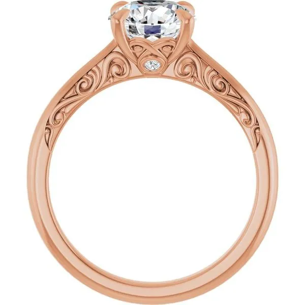 Accented Engagement Ring Image 2 Raleigh Diamond Fine Jewelry Raleigh, NC