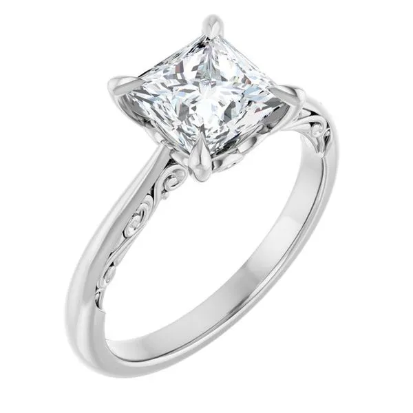 Accented Engagement Ring Raleigh Diamond Fine Jewelry Raleigh, NC