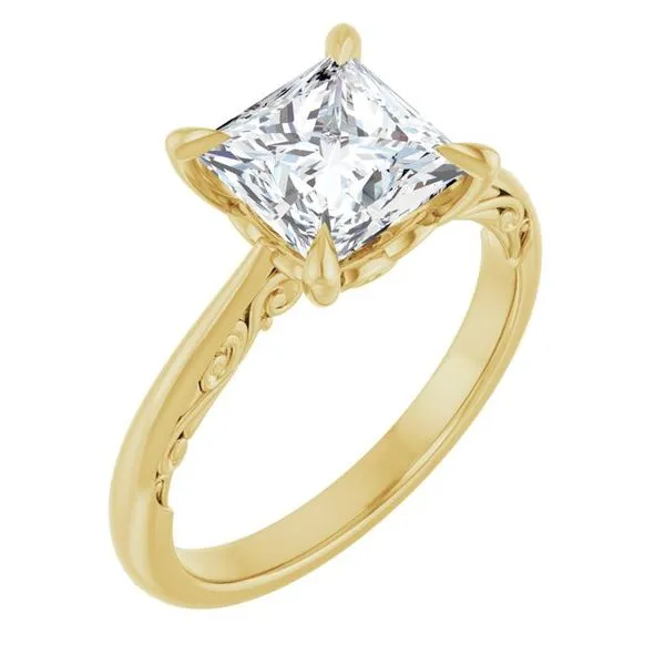 Accented Engagement Ring Raleigh Diamond Fine Jewelry Raleigh, NC