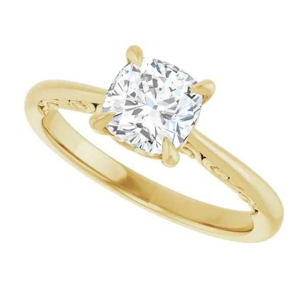 Accented Engagement Ring Image 5 Raleigh Diamond Fine Jewelry Raleigh, NC