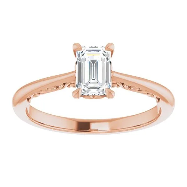 Accented Engagement Ring Image 3 Raleigh Diamond Fine Jewelry Raleigh, NC